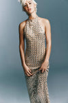 ROBE EN MESH ÉCLATANTE